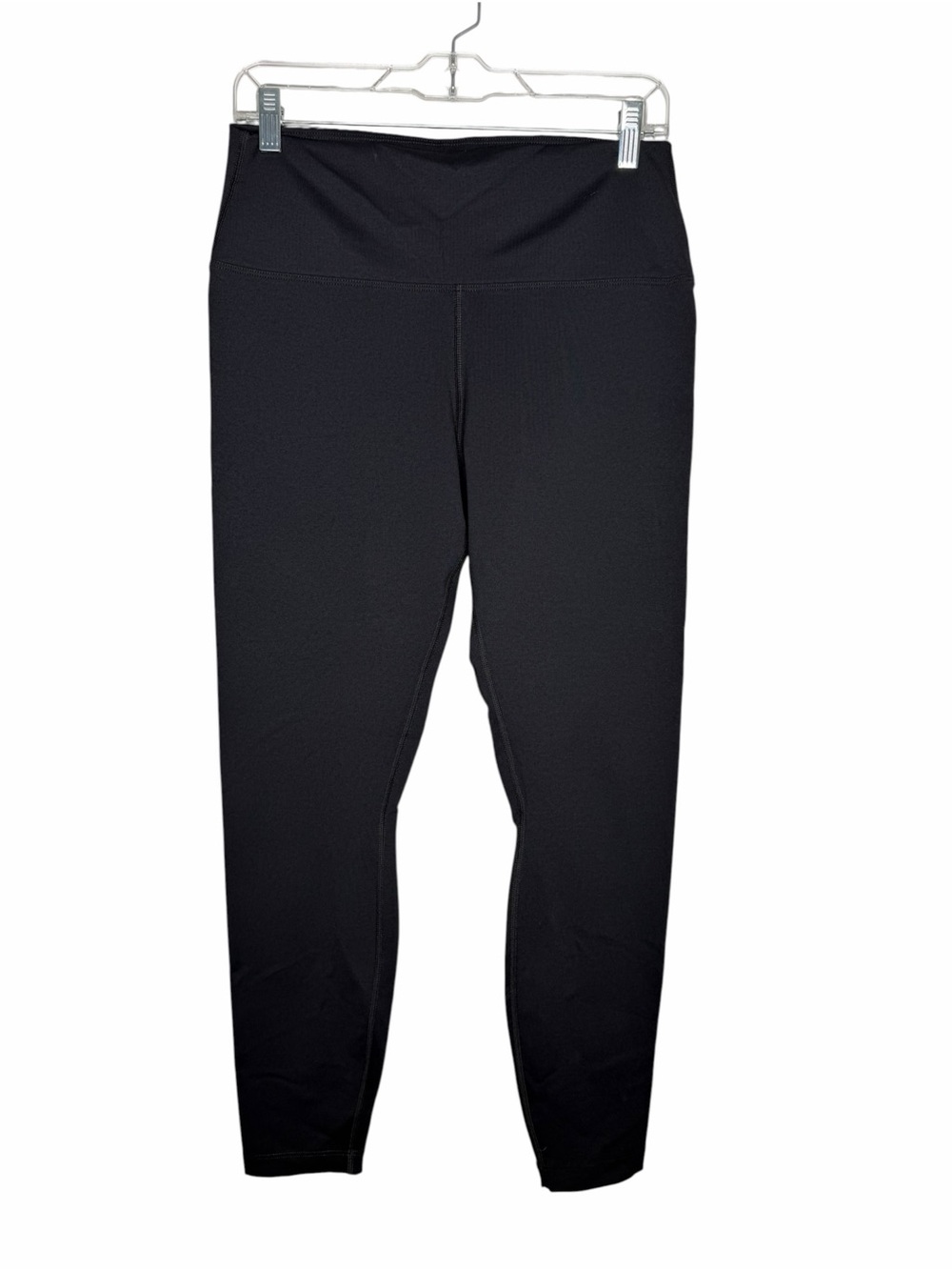 NOBULL / black 7/8 high rise workout athletic lifting leggings / L